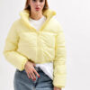 Куртка коротка лимонна з високим коміром | 78293 Куртка коротка лимонна з високим коміром | 78293