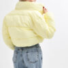 Куртка коротка лимонна з високим коміром | 78293 Куртка коротка лимонна з високим коміром | 78293