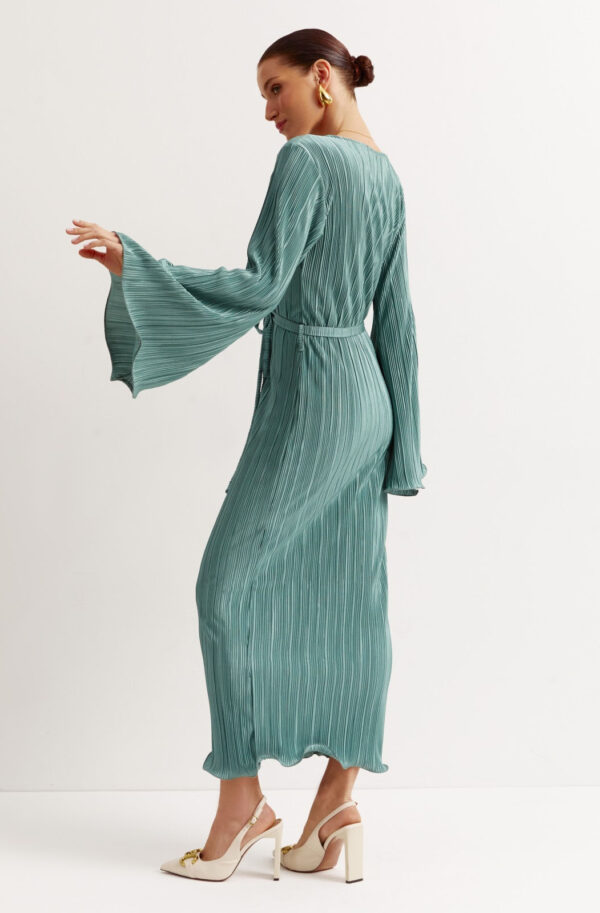 Вечірня сукня максі м'ятного кольору | 77459