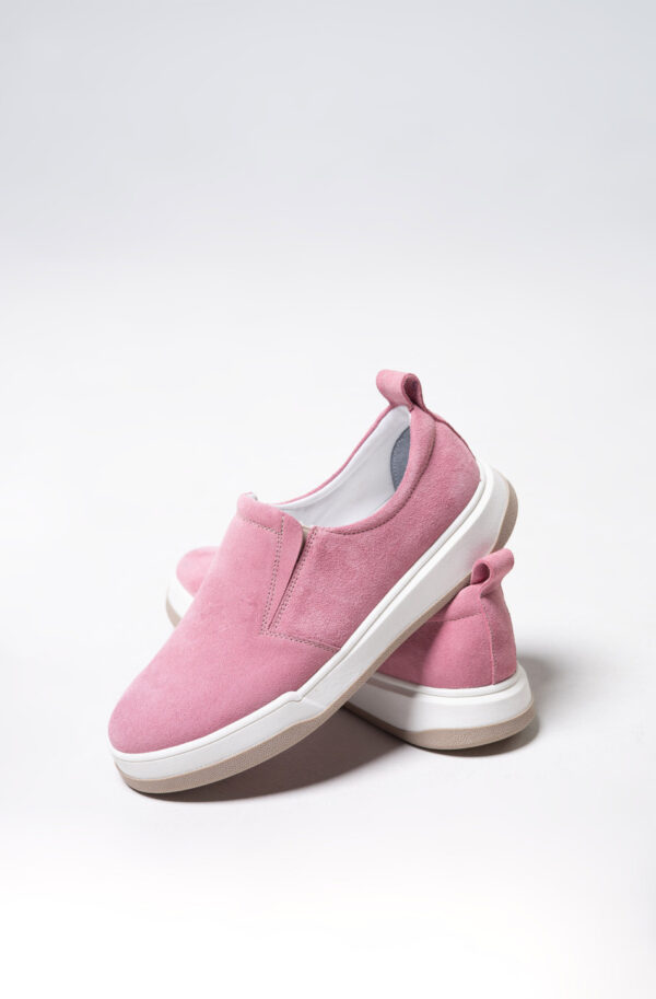 Жіночі замшеві сліпони рожеві | 79373