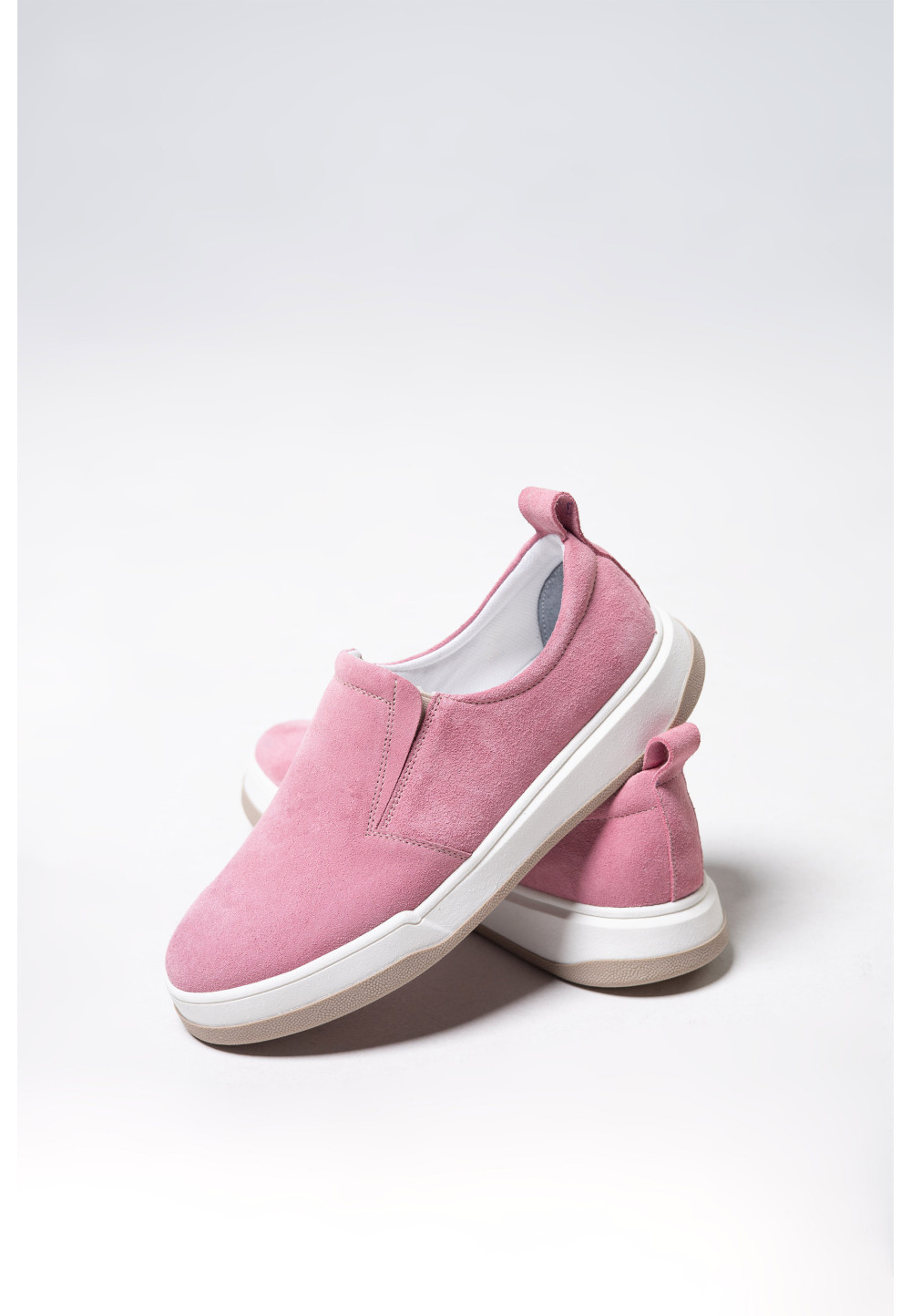 Жіночі замшеві сліпони рожеві | 79373