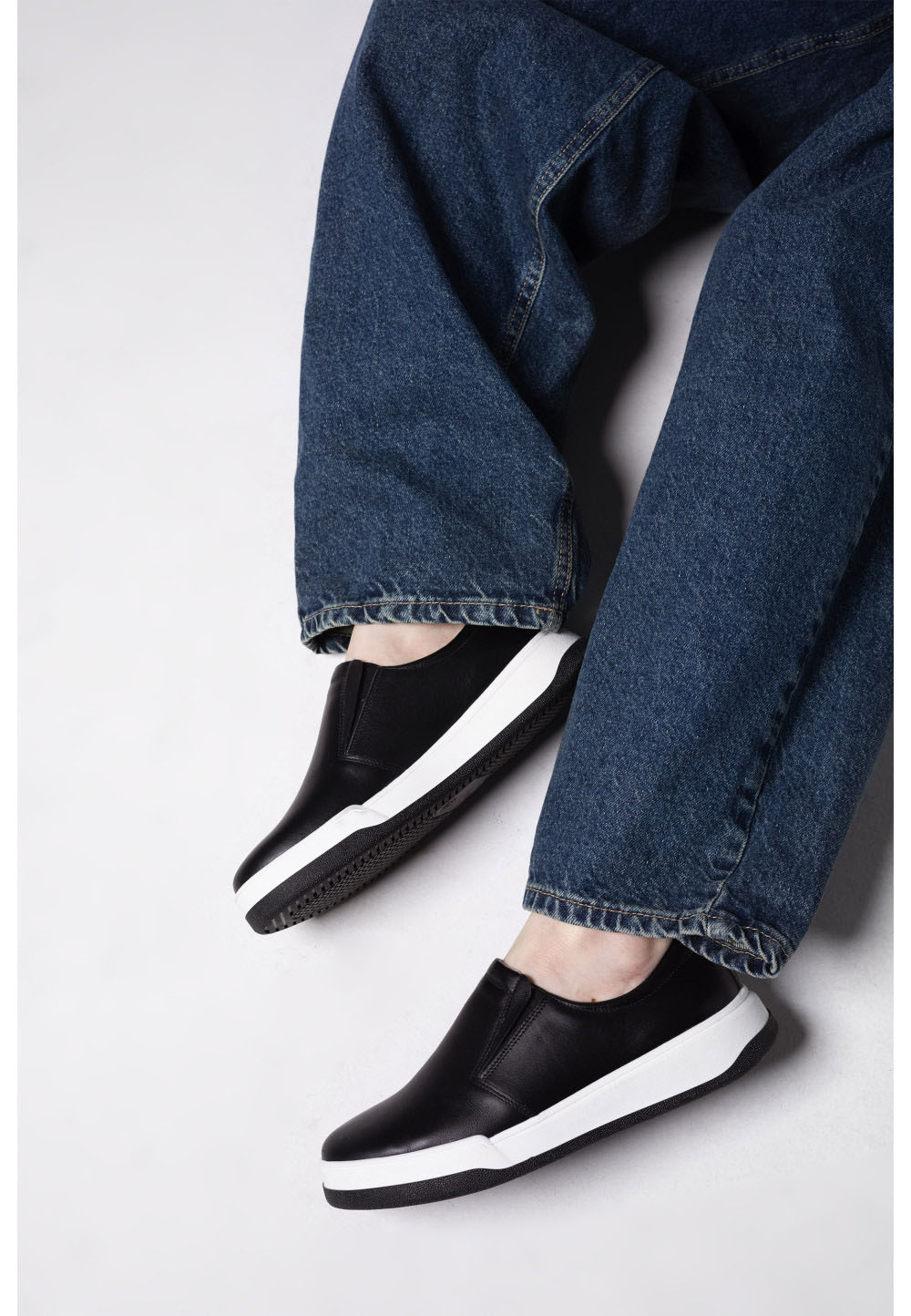 Жіночі шкіряні сліпони чорні | 79393 Жіночі шкіряні сліпони чорні | 79393