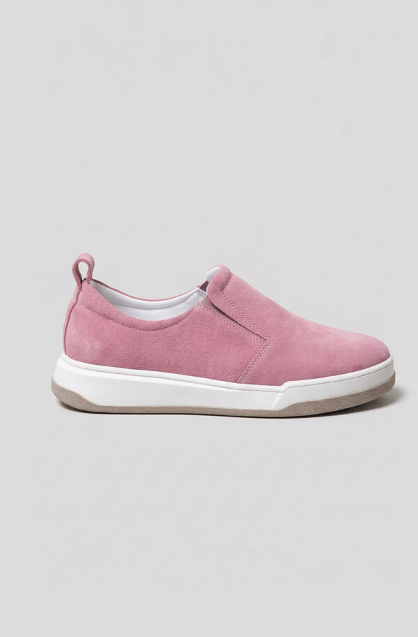 Жіночі замшеві сліпони рожеві | 79373