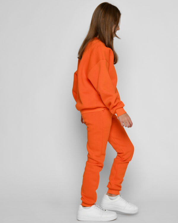 Підлітковий костюм помаранчевий на флісі | 78589