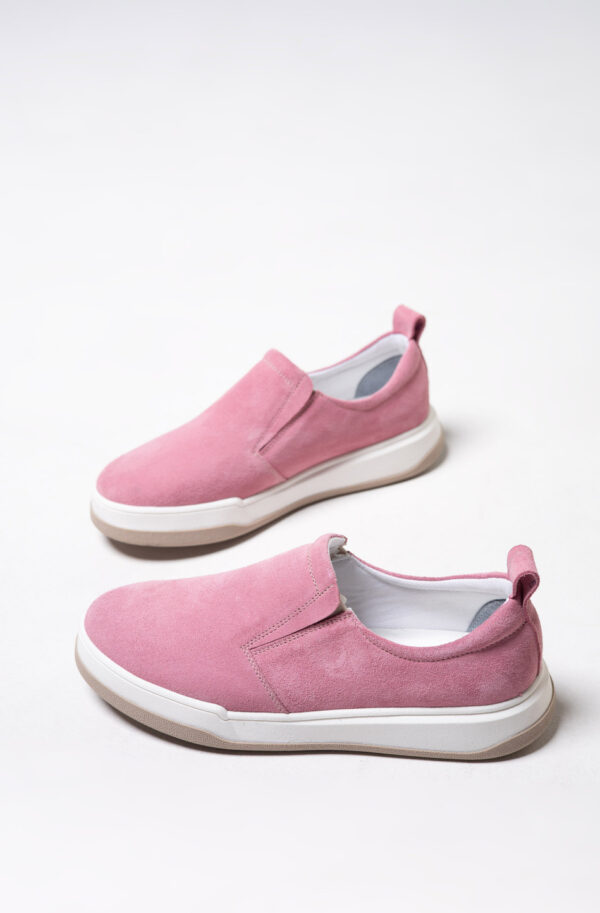 Жіночі замшеві сліпони рожеві | 79373