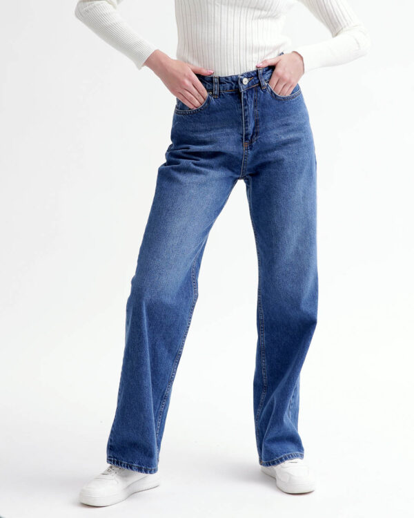 Бавовняні джинси еспаньйоли сині | 79297