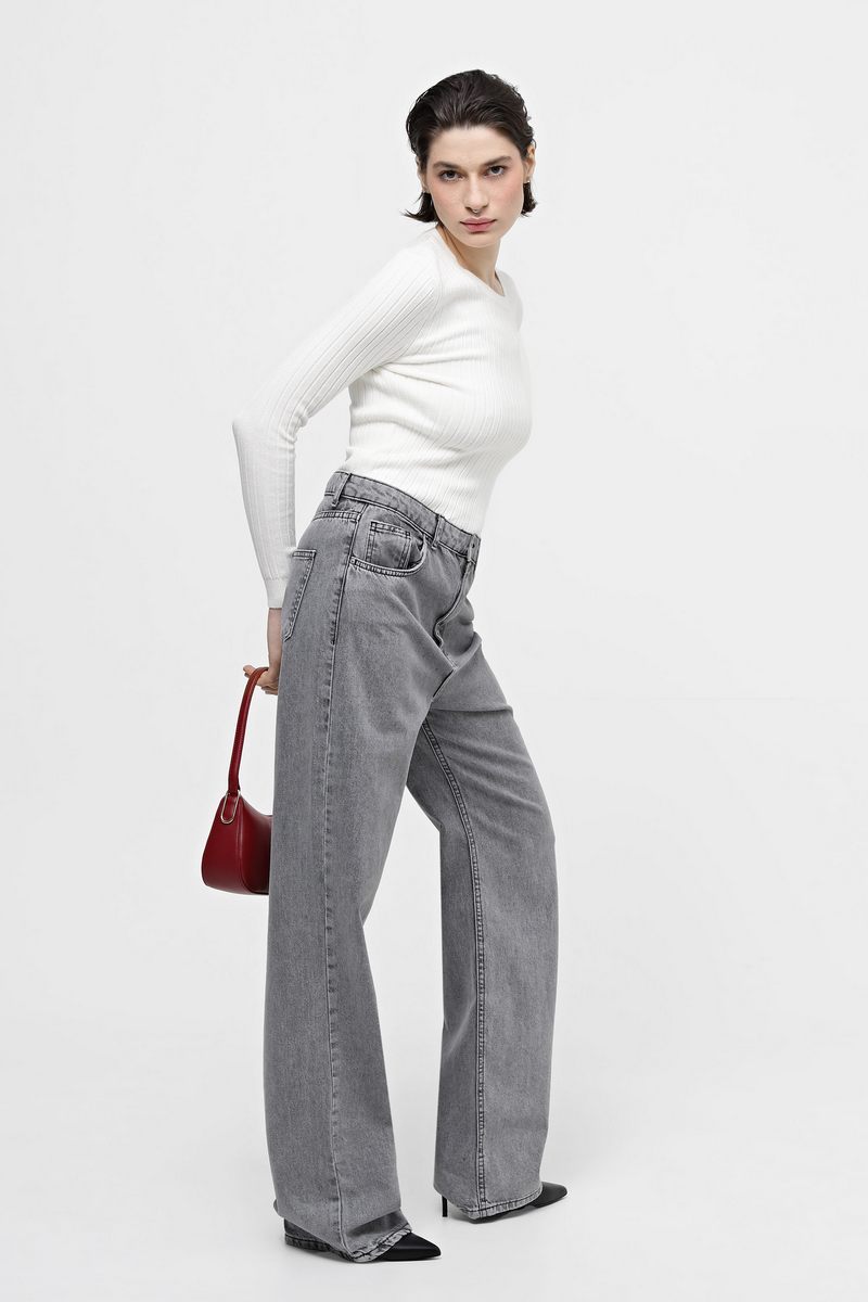 Джемпер з віскозної пряжі білий | 79142 Джемпер з віскозної пряжі білий | 79142