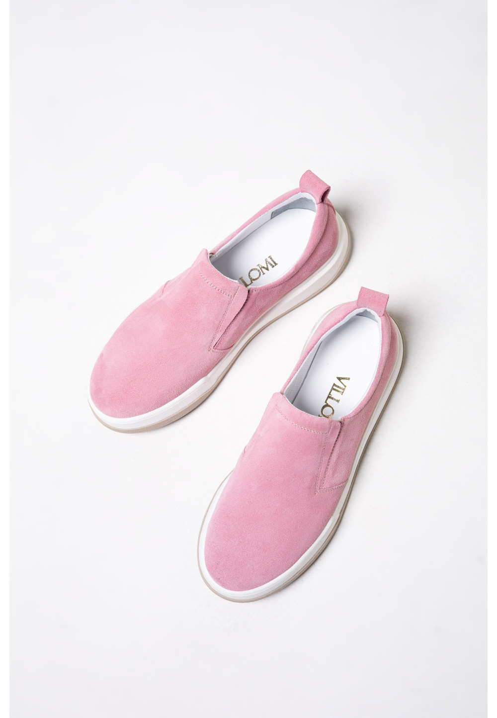 Жіночі замшеві сліпони рожеві | 79373