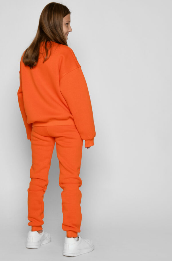 Підлітковий костюм помаранчевий на флісі | 78589