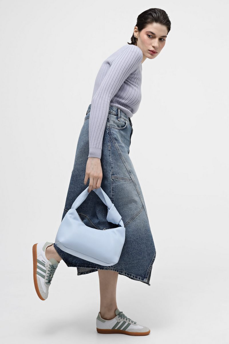 Джемпер з віскозної пряжі сірий | 79151 Джемпер з віскозної пряжі сірий | 79151