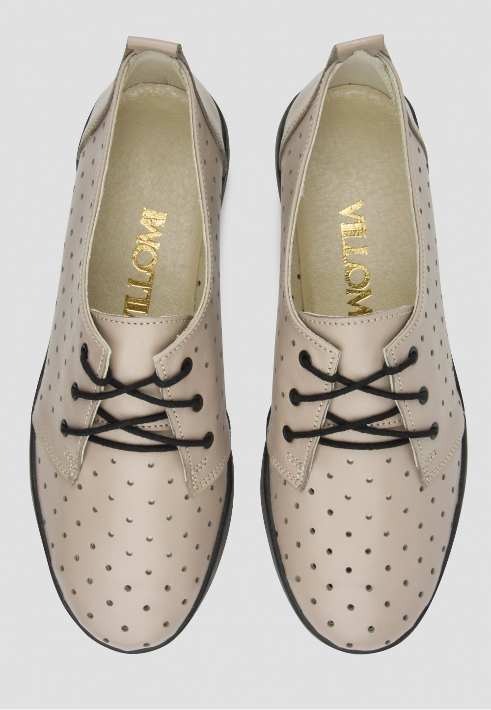 Літні шкіряні мокасини капучино | 78732 Літні шкіряні мокасини капучино | 78732