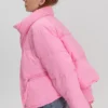 Демісезонна коротка куртка oversize рожева | 78393 Демісезонна коротка куртка oversize рожева | 78393