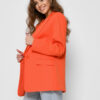 Подовжений жіночий піджак помаранчевий | 79827 Подовжений жіночий піджак помаранчевий | 79827