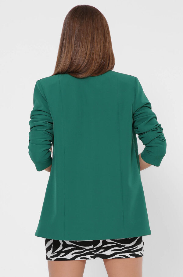 Однобортний піджак зелений на один ґудзик | 79861