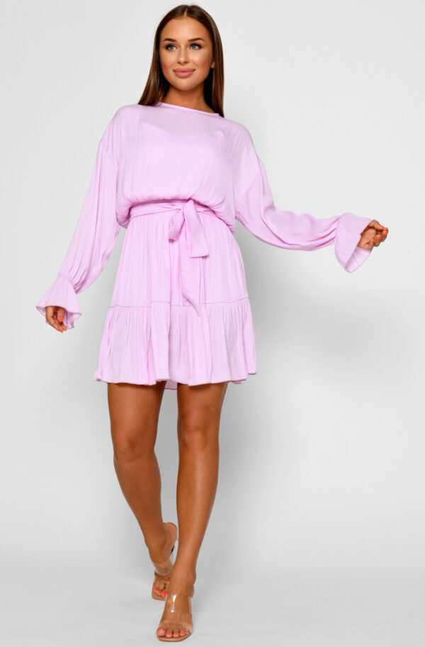 Літня сукня рожева з легкого шовку | 81036