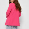 Подовжений жіночий піджак яскраво-рожевий | 79817 Подовжений жіночий піджак яскраво-рожевий | 79817
