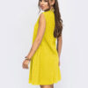Жовте плаття-трапеція із прошви | 81270 Жовте плаття-трапеція із прошви | 81270