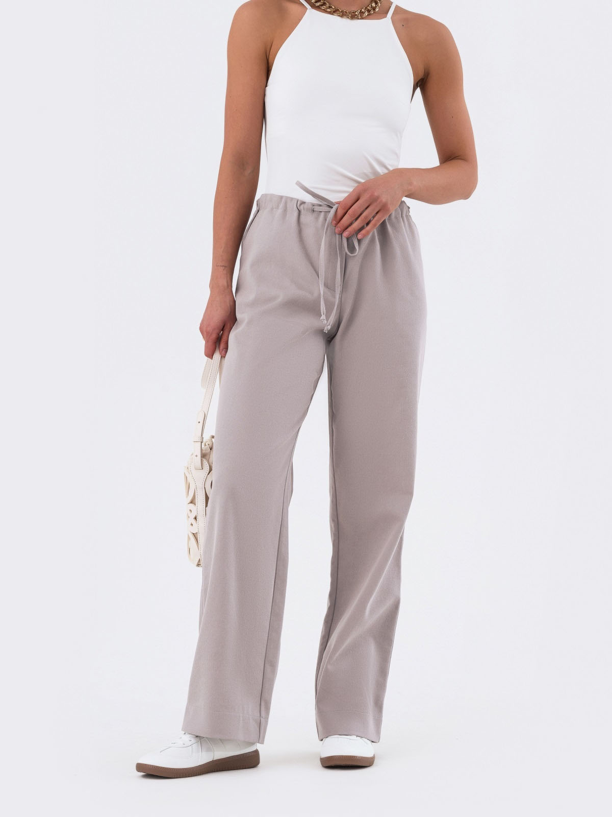 Жіночі джинси прямого крою сірі | 81256 Жіночі джинси прямого крою сірі | 81256