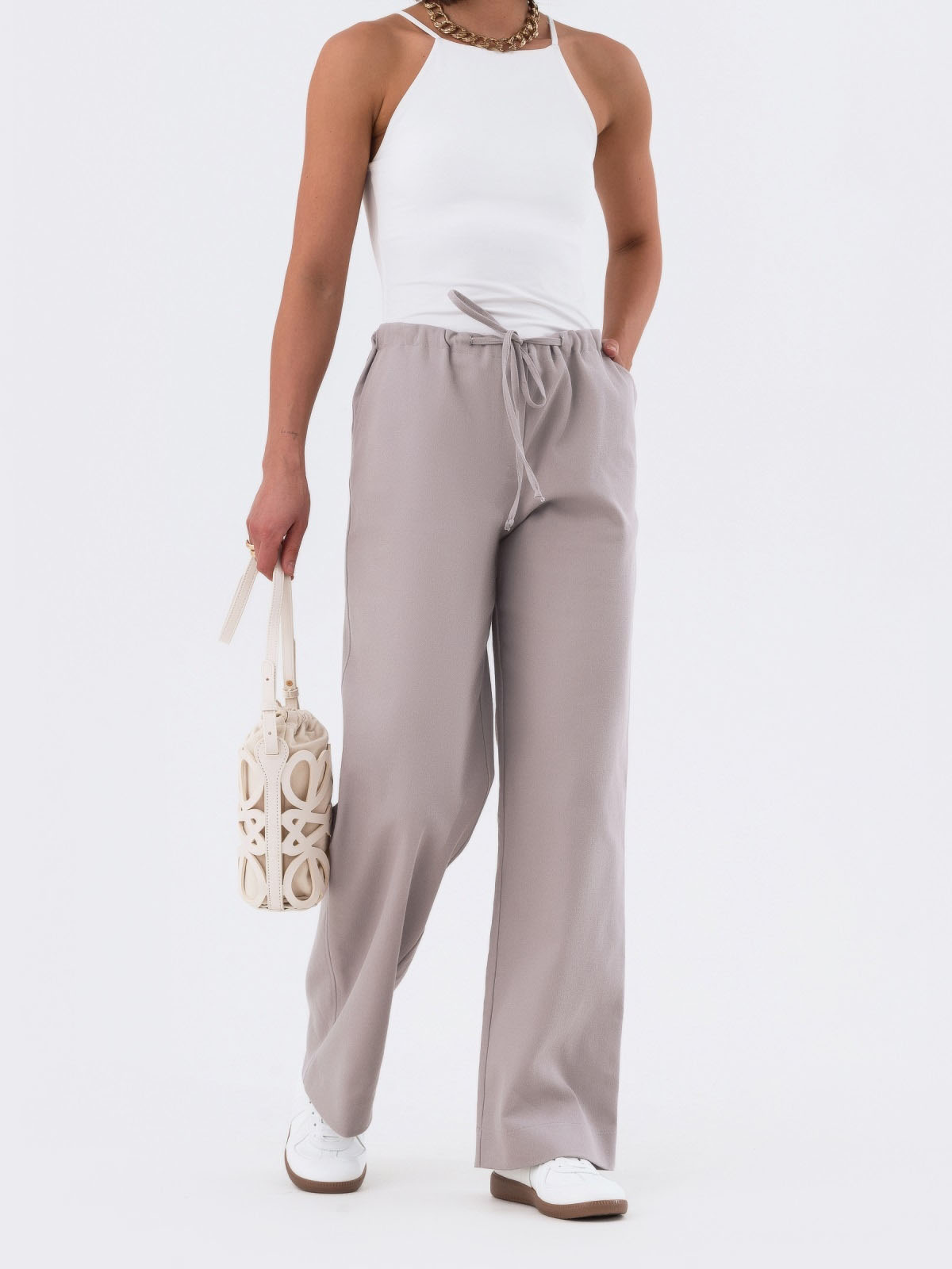 Жіночі джинси прямого крою сірі | 81256 Жіночі джинси прямого крою сірі | 81256