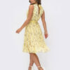 Шифонова сукня жовта у квітковий принт | 81289