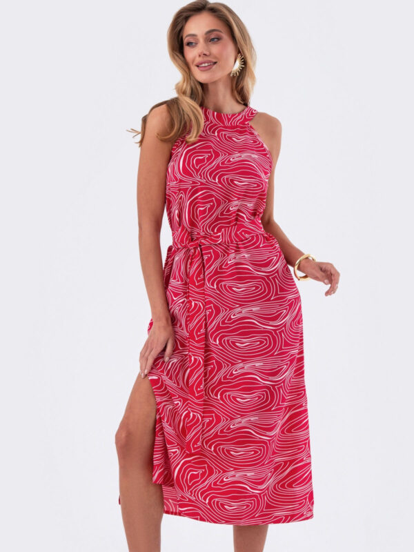 Літня сукня червона з американською проймою | 82600