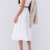 Шифонова спідниця напівсонце біла | 82963