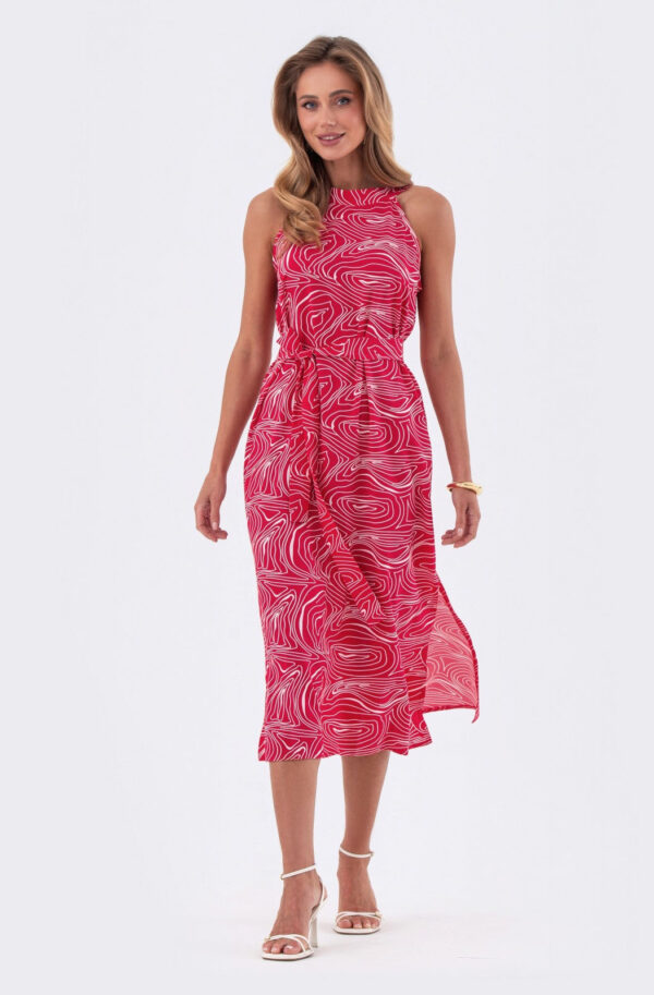 Літня сукня червона з американською проймою | 82600