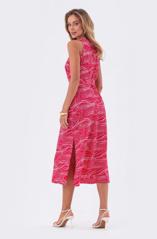 Літня сукня червона з американською проймою | 82600