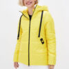 Демісезонна куртка жовта зі вшитим каптуром | 85187