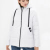 Демісезонна куртка біла зі вшитим каптуром | 85197 Демісезонна куртка біла зі вшитим каптуром | 85197