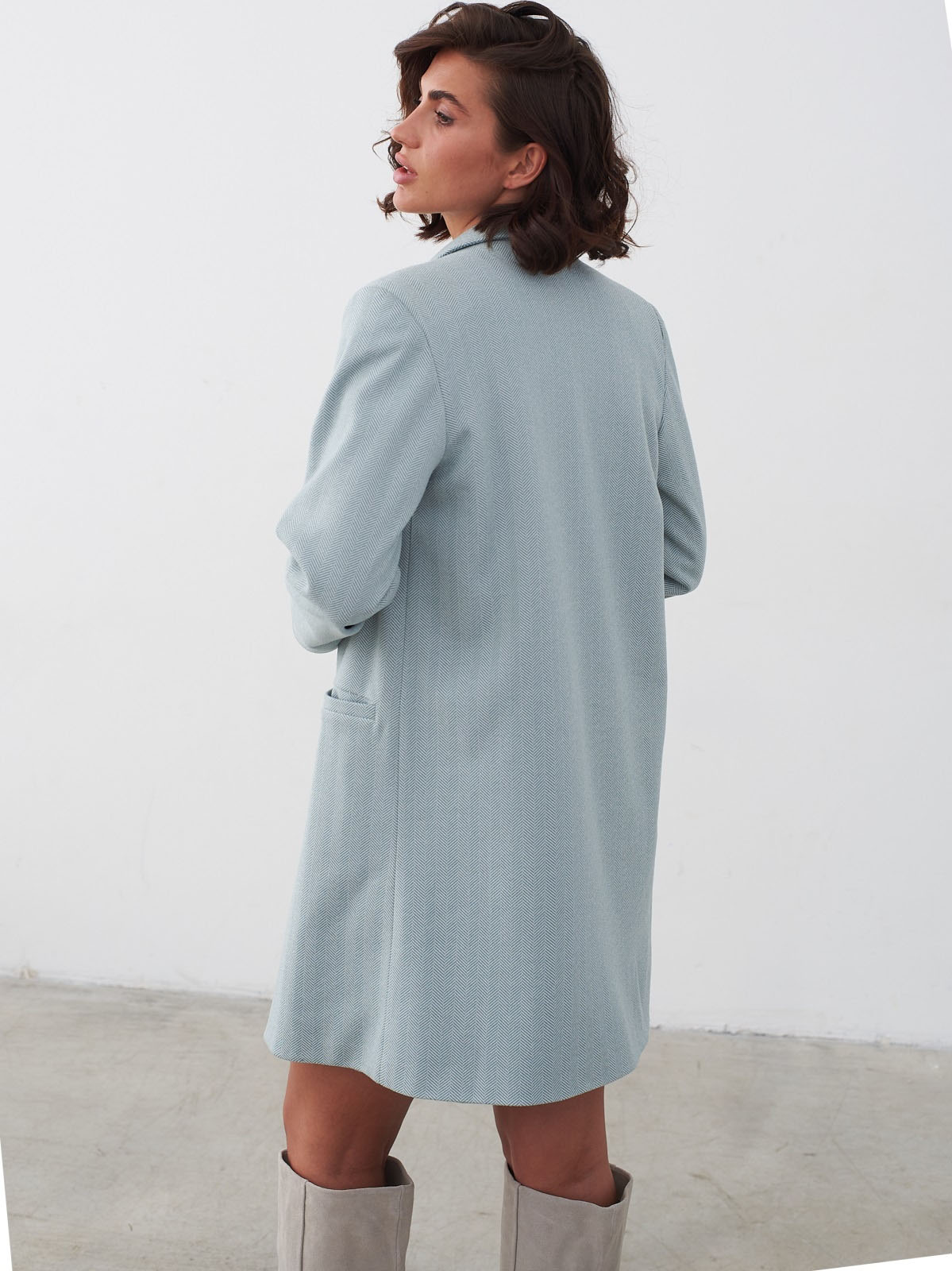 Костюм з шортами та піджаком блакитний | 85069 Костюм з шортами та піджаком блакитний | 85069