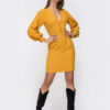 Демісезонна сукня-футляр гірчична | 85729 Демісезонна сукня-футляр гірчична | 85729