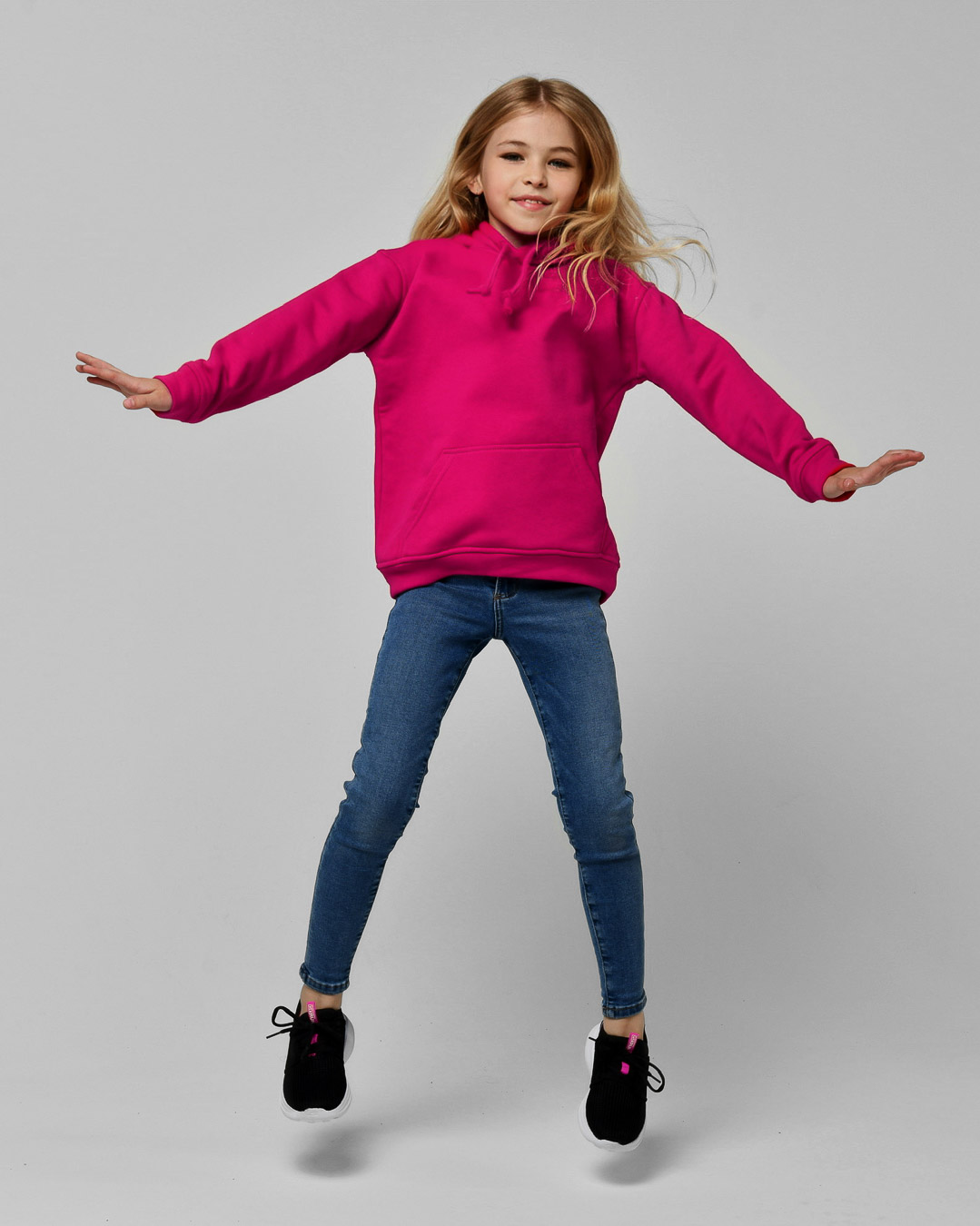 Зручний дитячий худі малиновий | 86205
