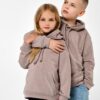 Зручний дитячий худі бежевий | 86221 Зручний дитячий худі бежевий | 86221