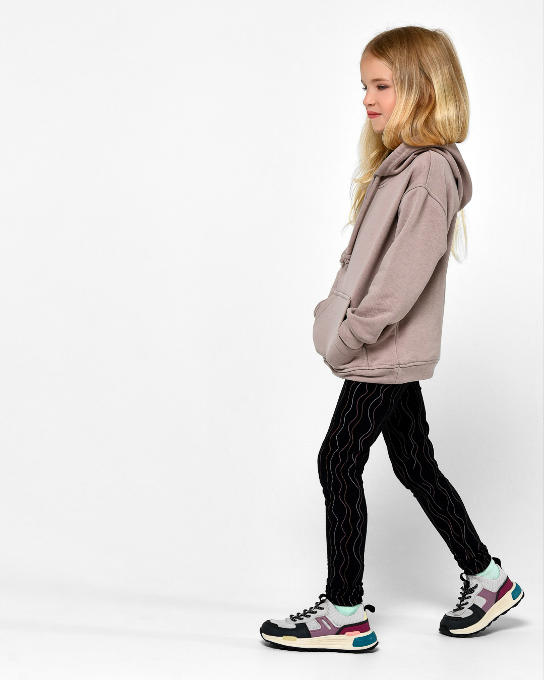 Зручний дитячий худі бежевий | 86221 Зручний дитячий худі бежевий | 86221