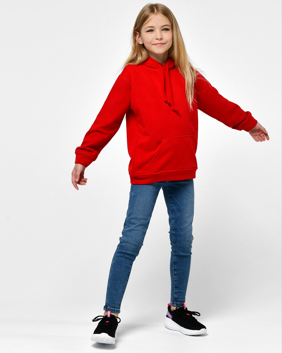 Зручний дитячий худі червоний | 86260
