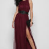 Довга вечірня сукня максі марсала | 87146 Довга вечірня сукня максі марсала | 87146