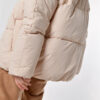 Зимовий короткий пуховик бежевий | 87179 Зимовий короткий пуховик бежевий | 87179