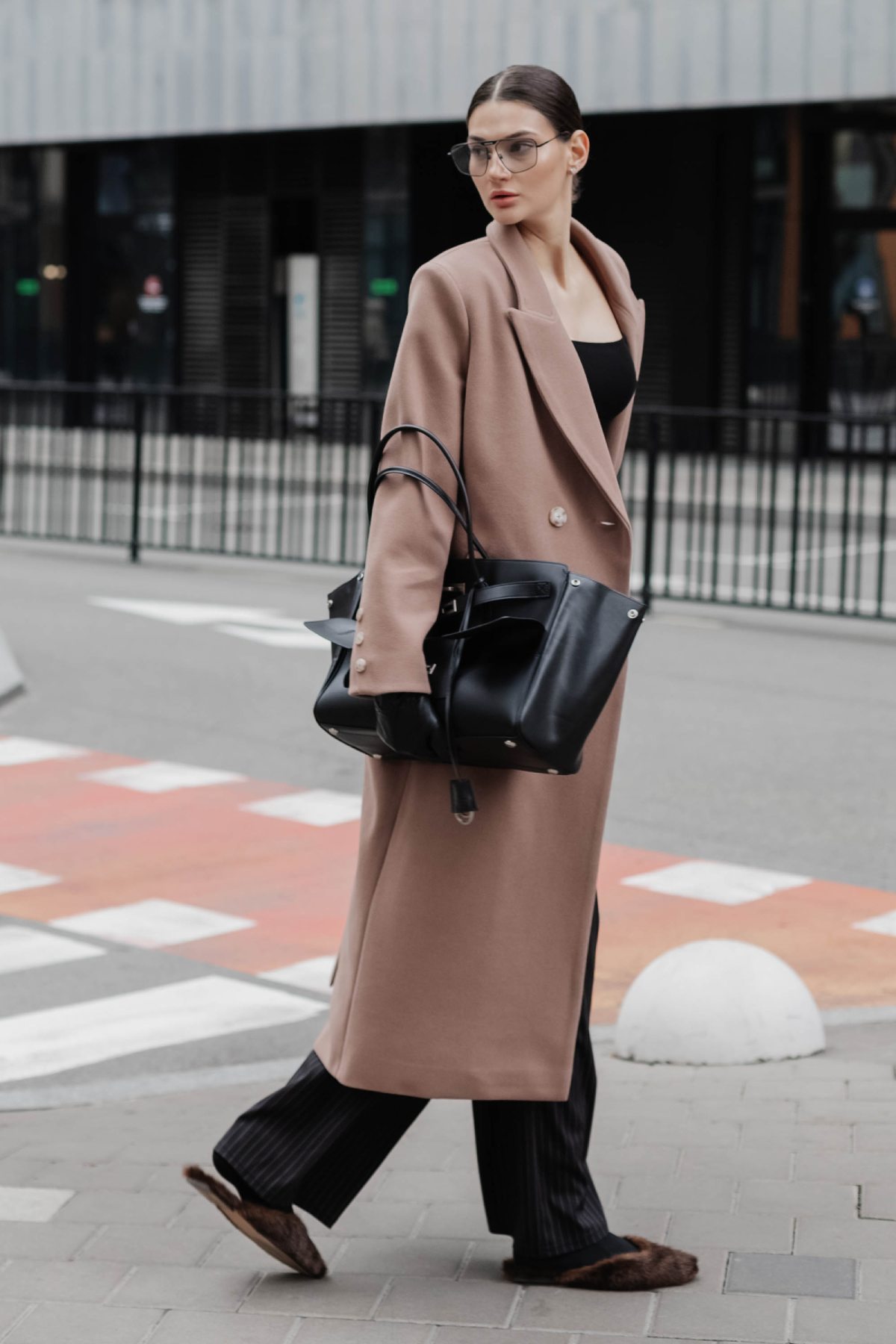 Демісезонне двобортне пальто мокко | 88268 Демісезонне двобортне пальто мокко | 88268