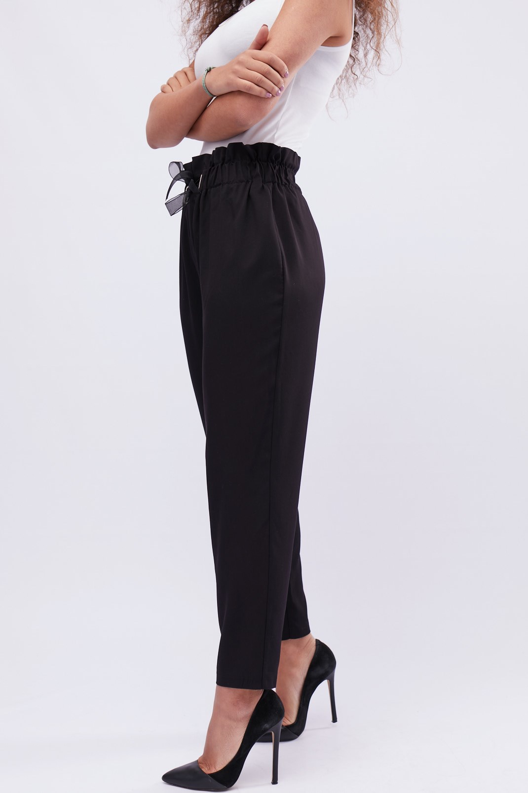Жіночі штани-чіноси чорні | 90356 Жіночі штани-чіноси чорні | 90356