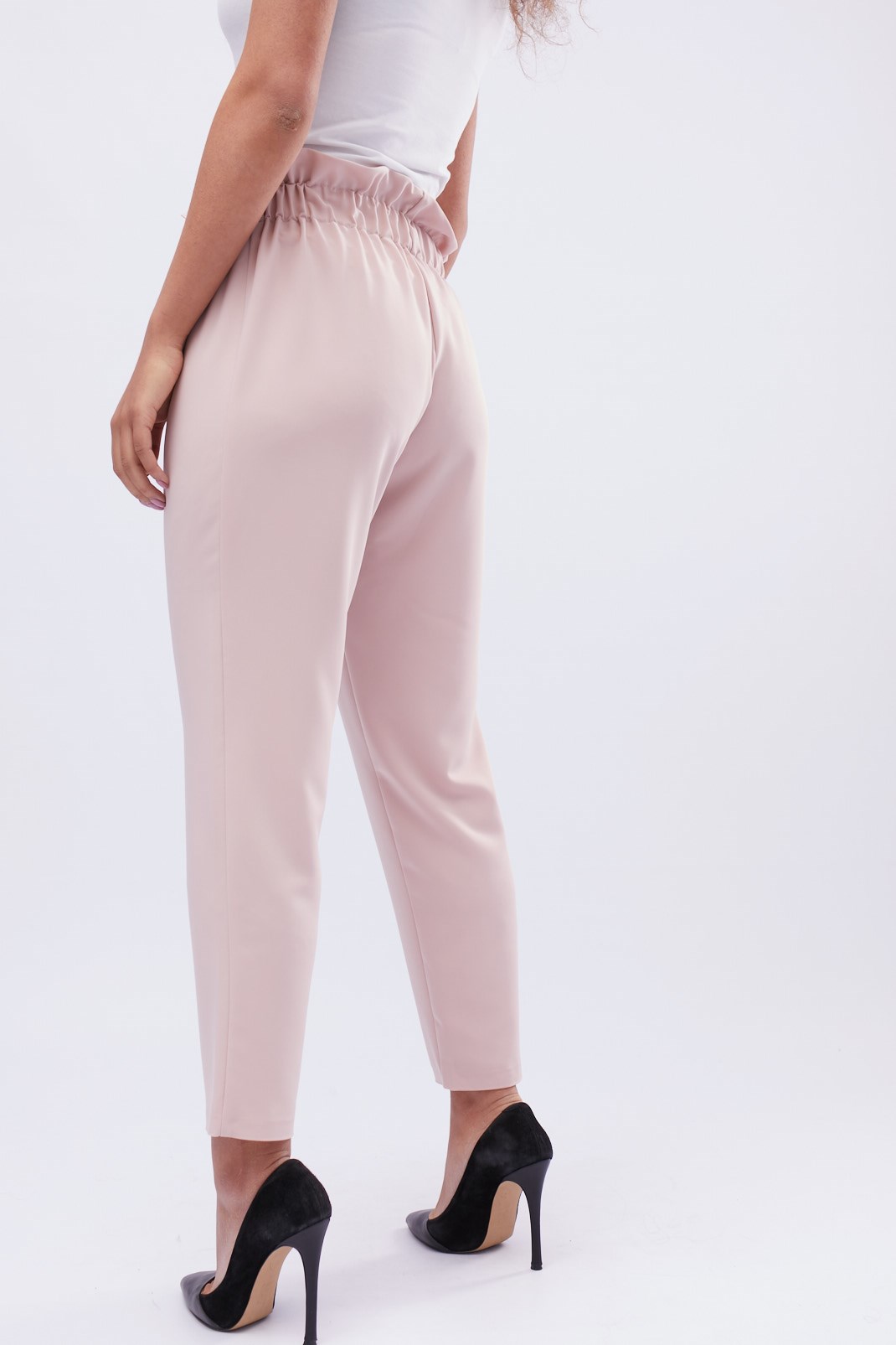 Жіночі штани-чіноси пудрового кольору | 88966