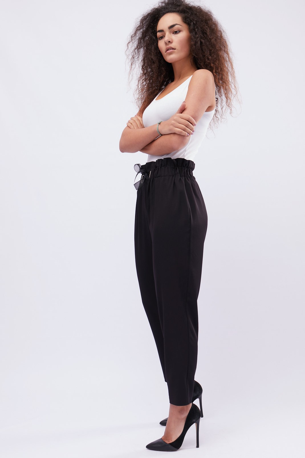 Жіночі штани-чіноси чорні | 90356 Жіночі штани-чіноси чорні | 90356