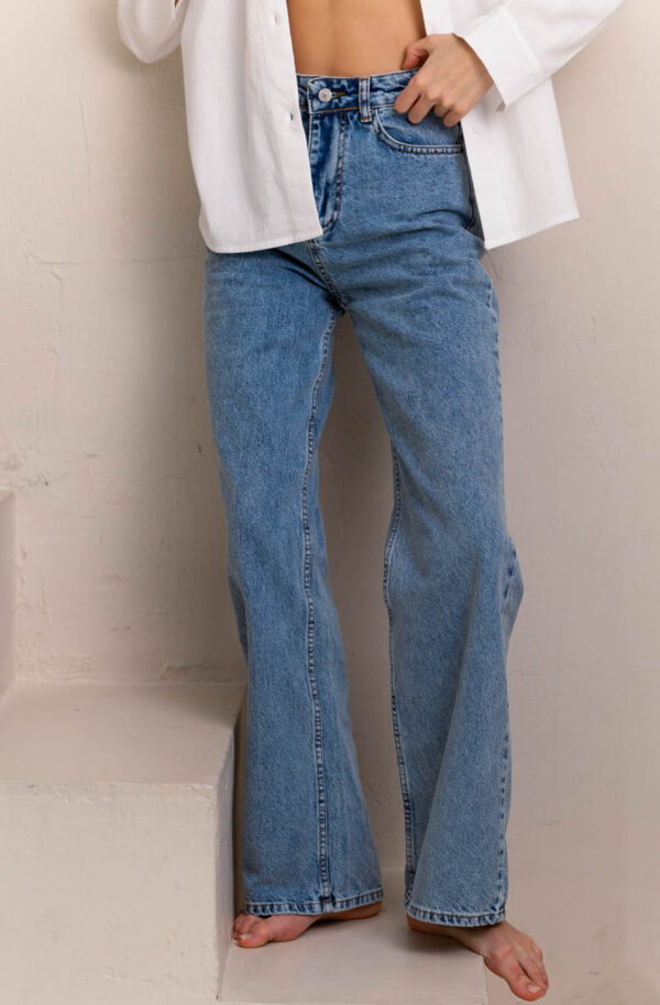 Жіночі джинси еспаньйоли блакитні | 90432