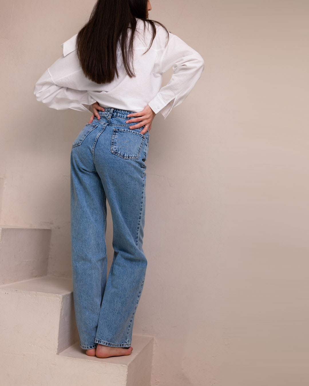 Жіночі джинси еспаньйоли блакитні | 90432