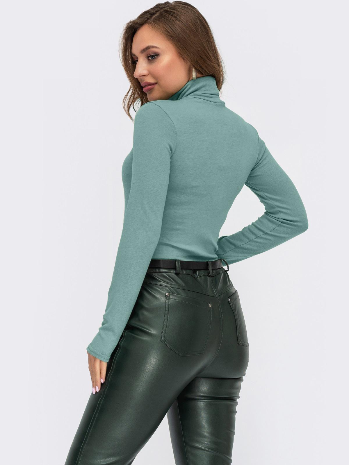 Гольф м'ятний з м'якого трикотажу | 91365 Гольф м'ятний з м'якого трикотажу | 91365