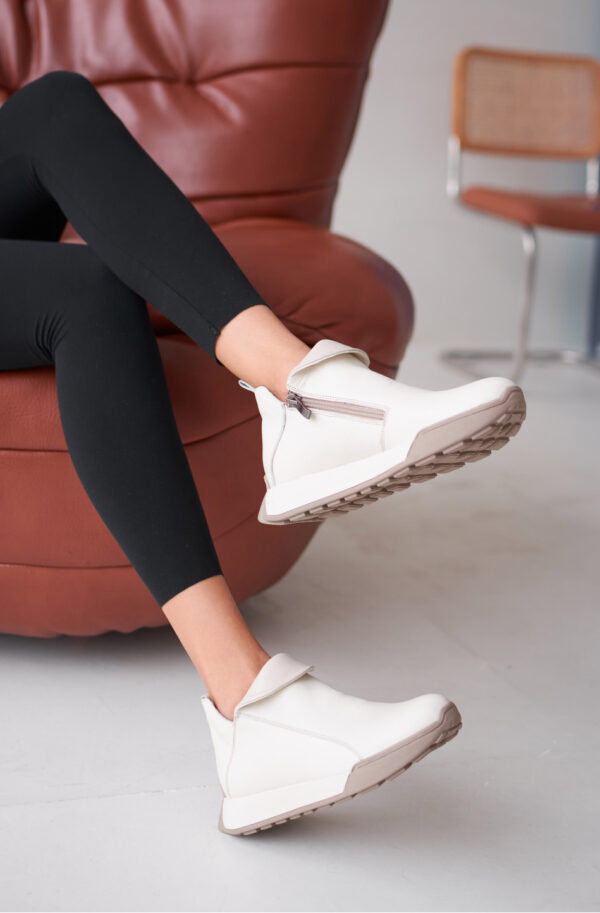 Демісезонні короткі черевики світло-бежеві | 91604