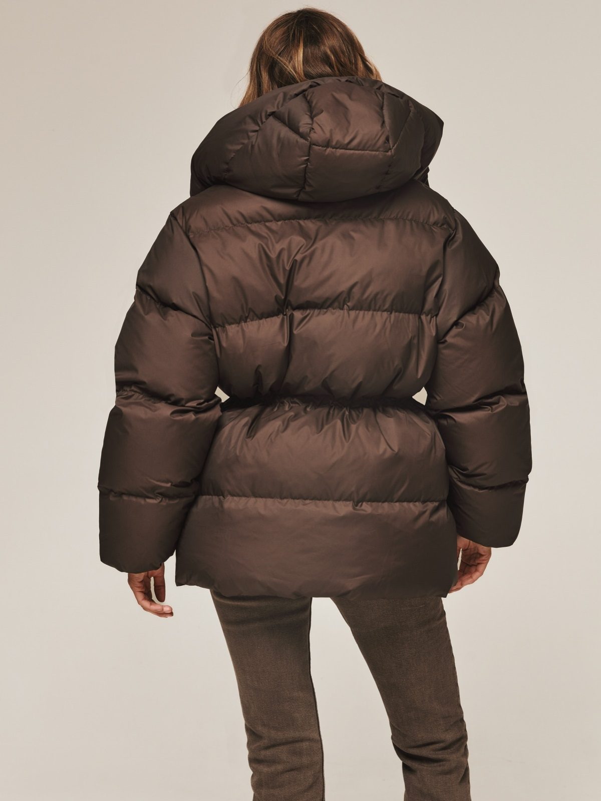 Зимова куртка зі знімним каптуром коричнева | 91872 Зимова куртка зі знімним каптуром коричнева | 91872