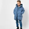 Зимовий пуховик блакитний для хлопчиків | 92376