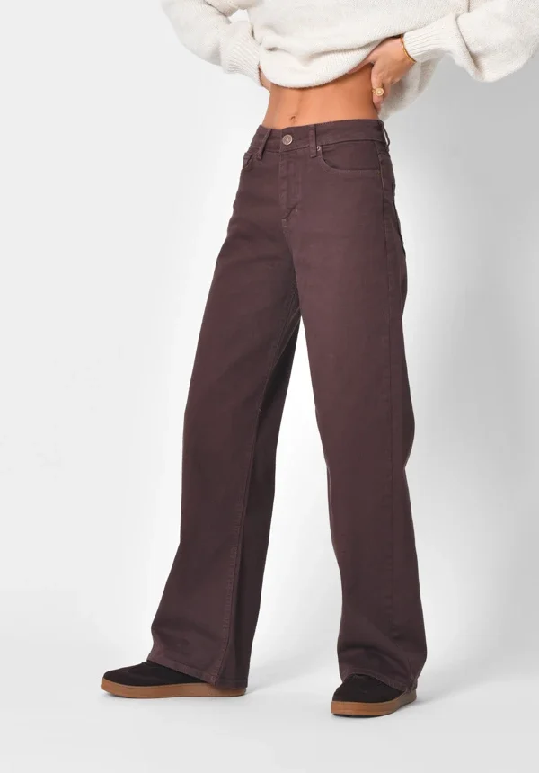 Джинси прямого крою коричневі | 92279