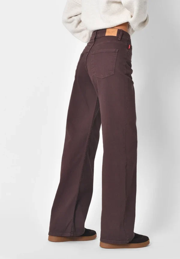 Джинси прямого крою коричневі | 92279